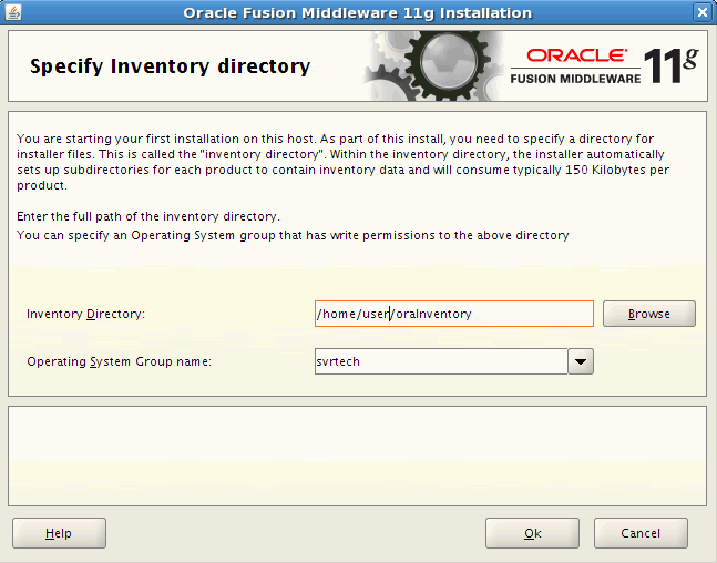 Installation Welcome page Installation Welcome page