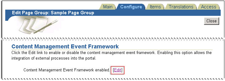 The CMEF status of a page group. The CMEF status of a page group.