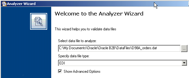 Document editor - using the Analyzer Document editor - using the Analyzer