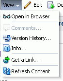 Document Viewer: View Menu Wiki Document