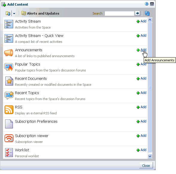 Add link in a resource catalog Add link in a resource catalog