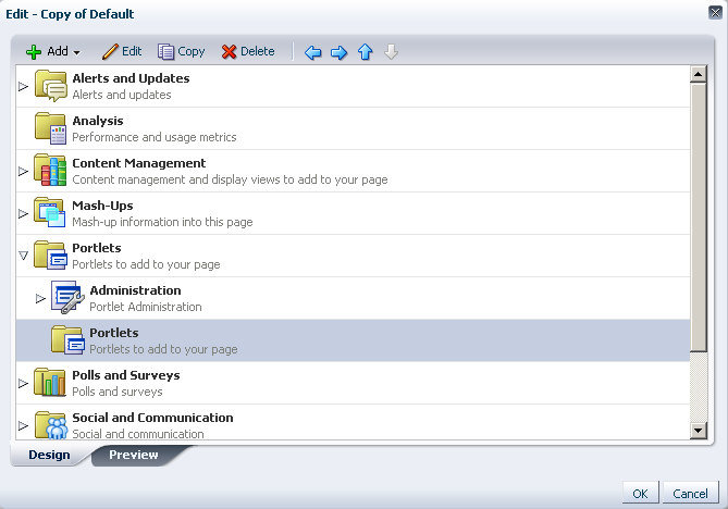 Edit Resource Catalog Dialog Edit Resource Catalog Dialog