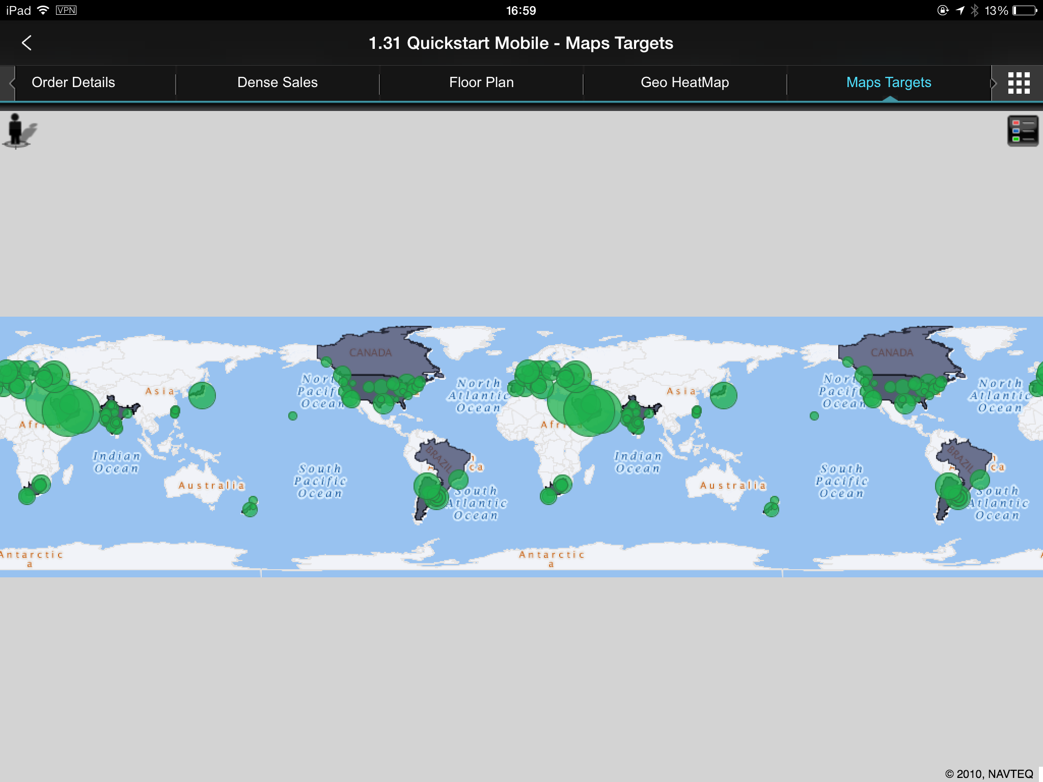 Map view in full screen