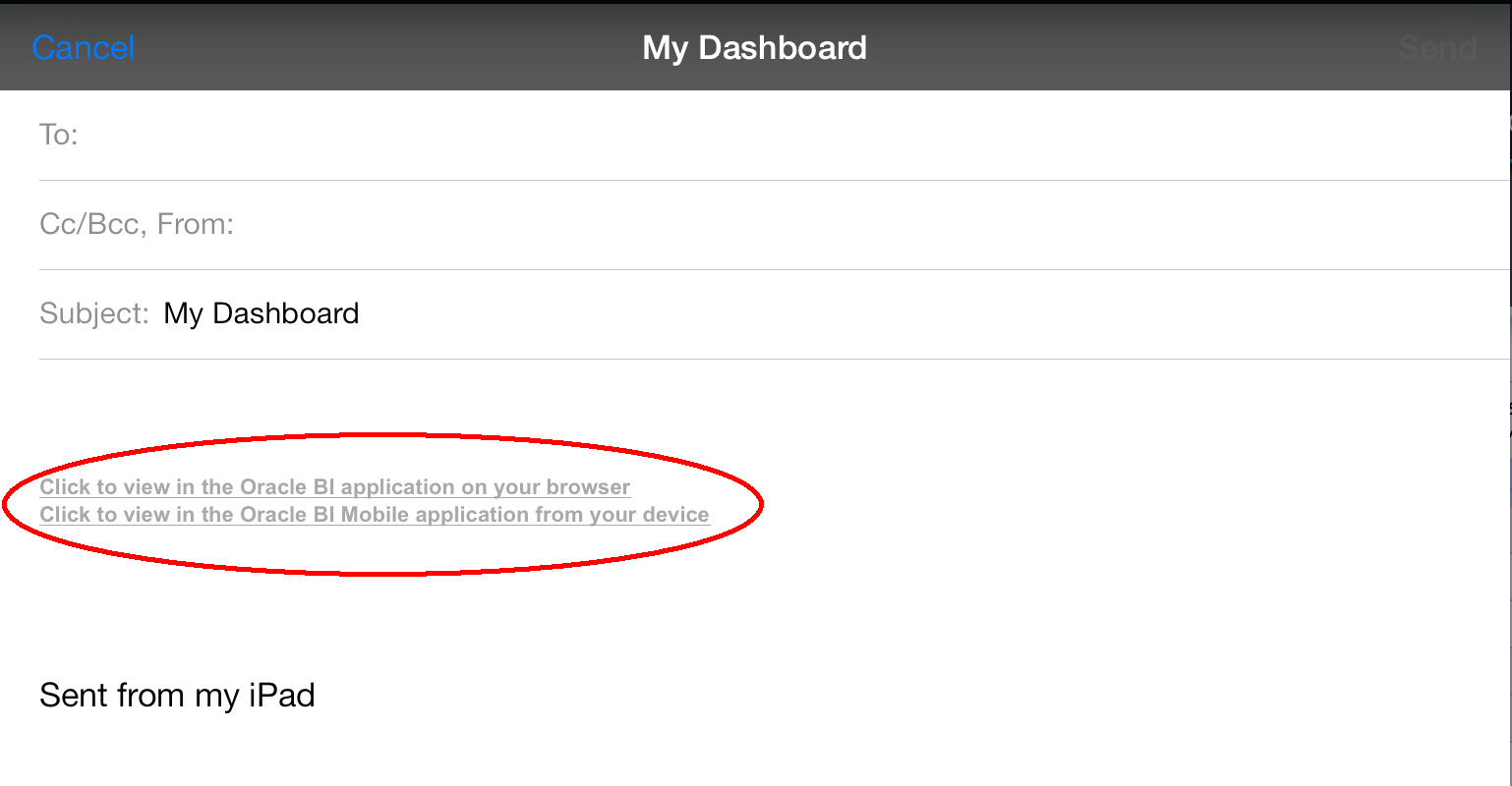 Sending BI Content as Embedded URLs in Email