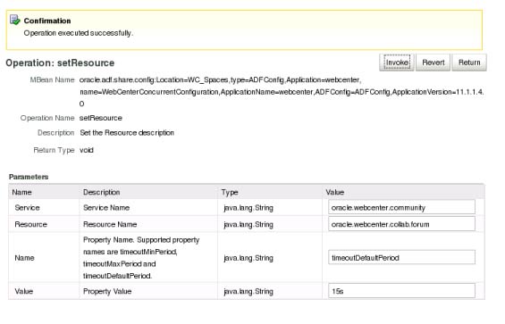 SetResources MBean Browser SetResources MBean Browser