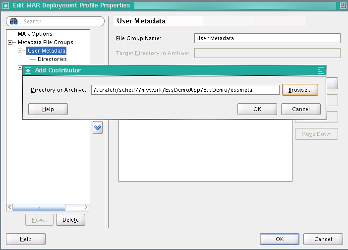 Adding User Metadata to MAR Profile Adding User Metadata to MAR Profile