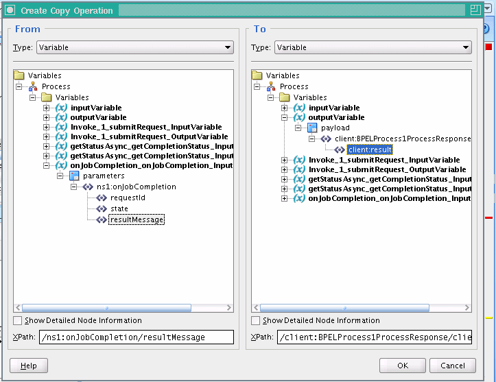 Create copy operation for the result Create copy operation for the result