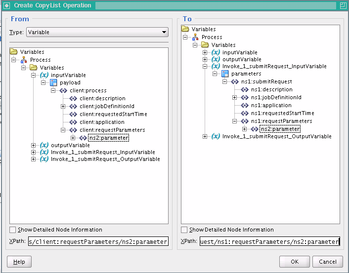 CopyList operation for request parameters CopyList operation for request parameters