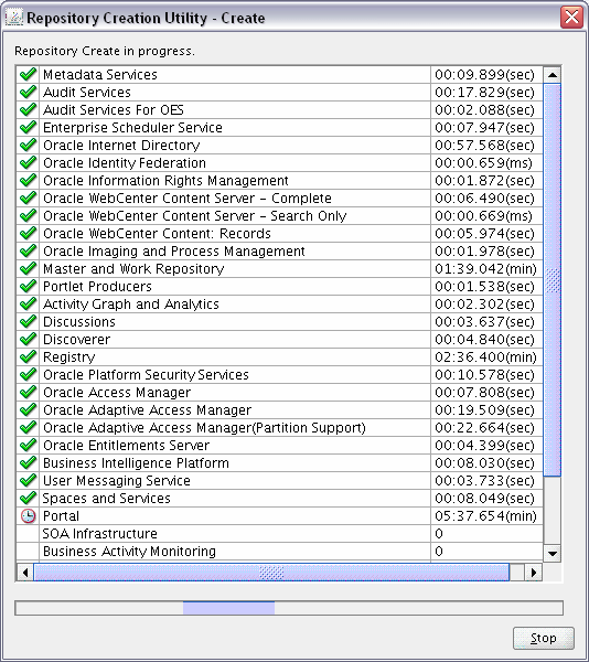 repository creation summary screen repository creation summary screen
