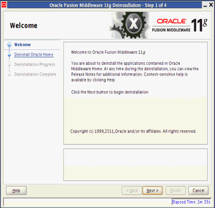Description of deinstall_welcome.gif follows Description of deinstall_welcome.gif follows