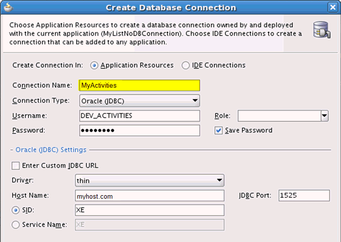 Connection Name - Activities/CustomPortal Connection Name - Activities/CustomPortal
