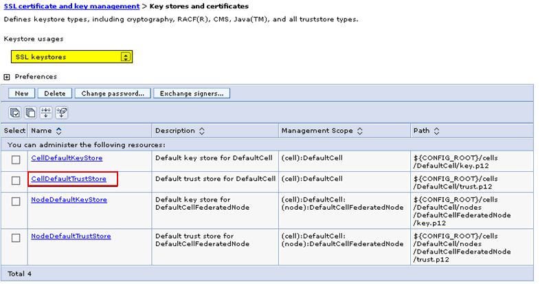 Keystores and Certificates Configuration Keystores and Certificates Configuration