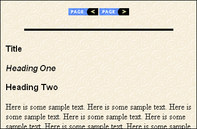 Introduction sample Classic HTML Conversion template Introduction sample Classic HTML Conversion template