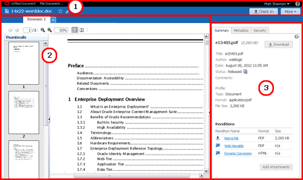 Document View Page