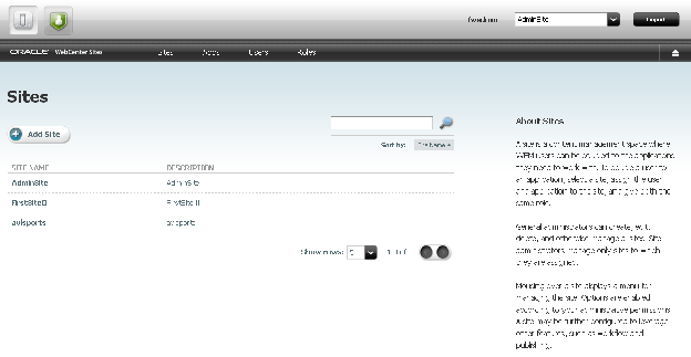 Description of overview_wem_admin.png follows Description of overview_wem_admin.png follows