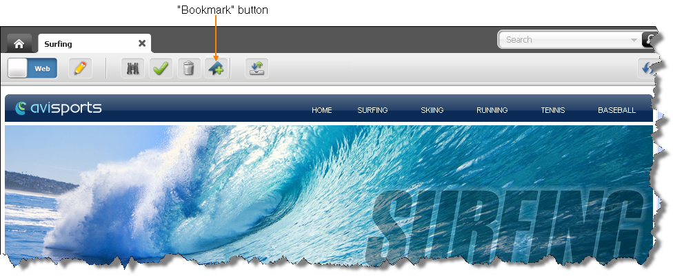 Description of toolbar_surfpage.png follows Description of toolbar_surfpage.png follows