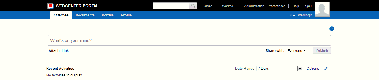 Description of webcenter_portal_spaces.gif follows Description of webcenter_portal_spaces.gif follows