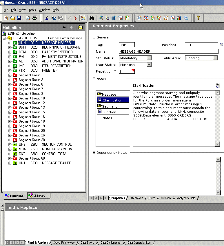 Document editor - segment level details Document editor - segment level details