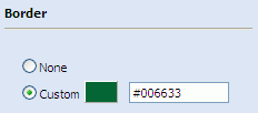 customizing border color customizing border color