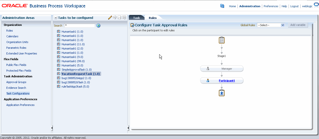 This figure illustrates the Rules tab This figure illustrates the Rules tab