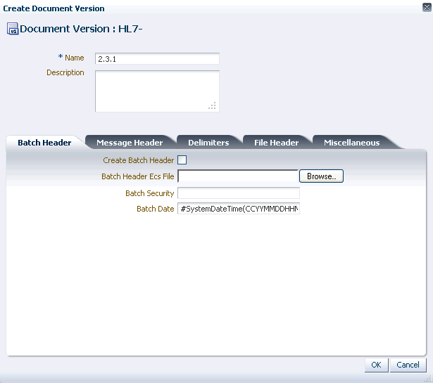 Input the document version Input the document version
