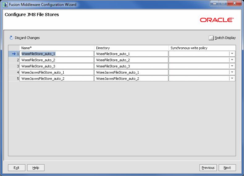 Description of jms_file_stores.gif follows Description of jms_file_stores.gif follows