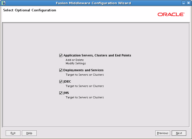 Description of selectoptionalconfig.gif follows Description of selectoptionalconfig.gif follows