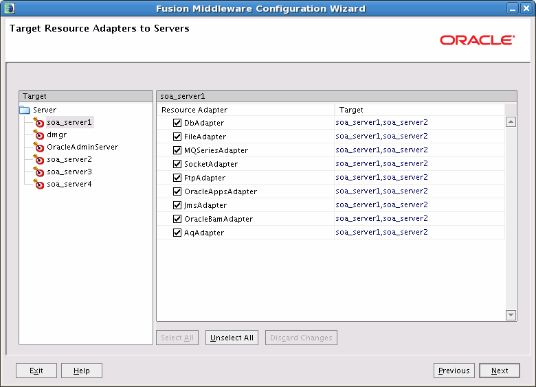Description of targetresdapters.gif follows Description of targetresdapters.gif follows