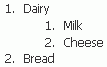 Wiki markup ordered list output
