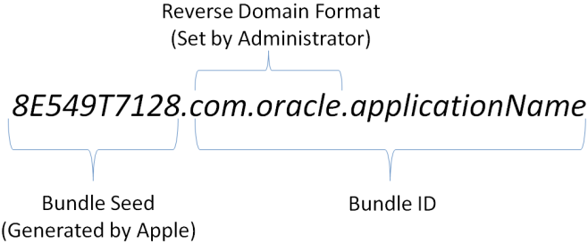 An explicit application ID.