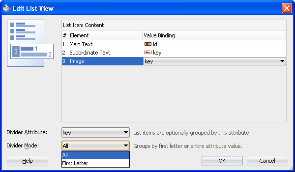 Specifying Divider Mode