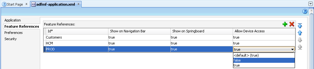 Adding feature references.