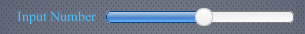 Input Number Slider at Design Time