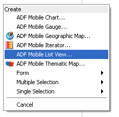 Context Menu for List View Control