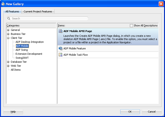 Verifying ADF Mobile Installation