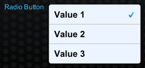 Radio Button at Design Time