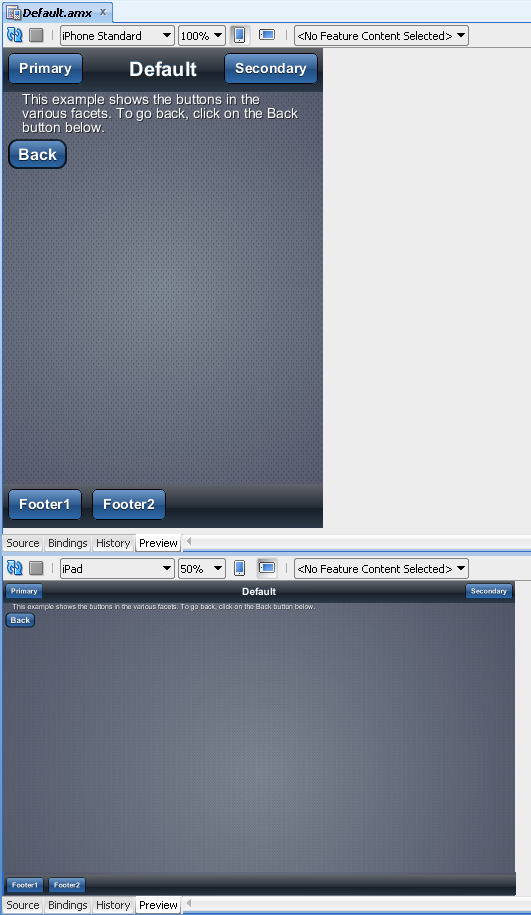Split screen