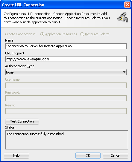 Enter the remote server URL.