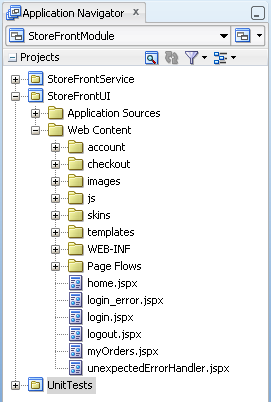 StoreFrontUI user interface project