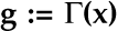 image:Equation that represents `g  := |~(x)'
