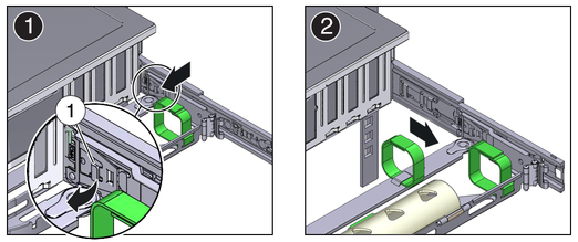 Figure showing how to disconnect connector B. image:Figure showing how to disconnect connector B.