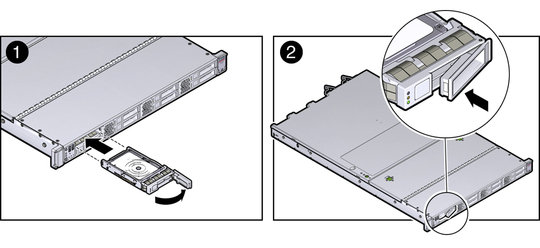 Figure showing the installation of the hard drive. image:Figure showing the installation of the hard drive.