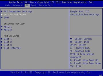 This figure shows the IO Menu screen. image:This figure shows the IO Menu screen.