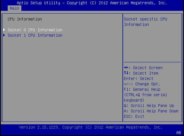 image:A screen capture showing the BIOS Setup Utility Main menu screen.