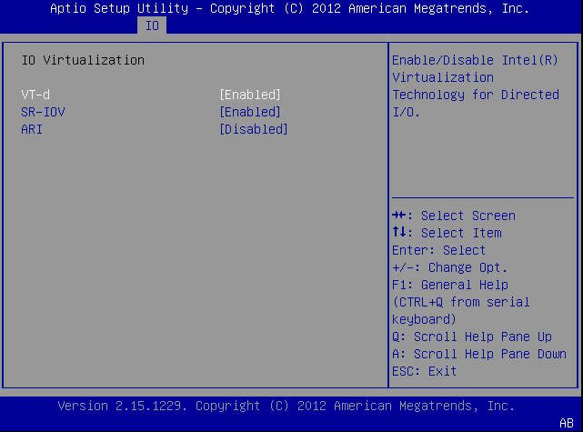 image:A screen capture showing the BIOS Setup Utility I/O menu screen.