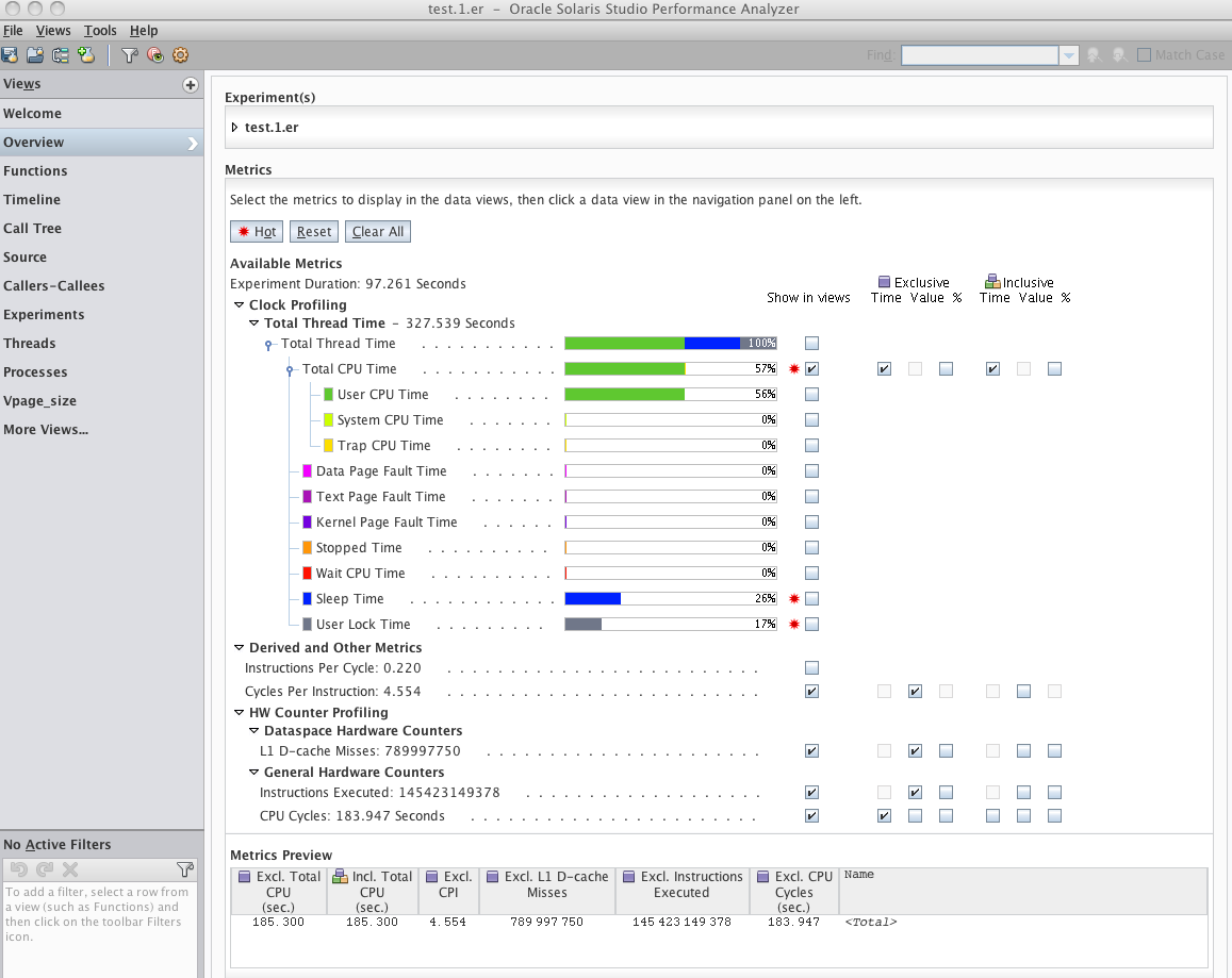 image:Overview page for mttest sample experiment