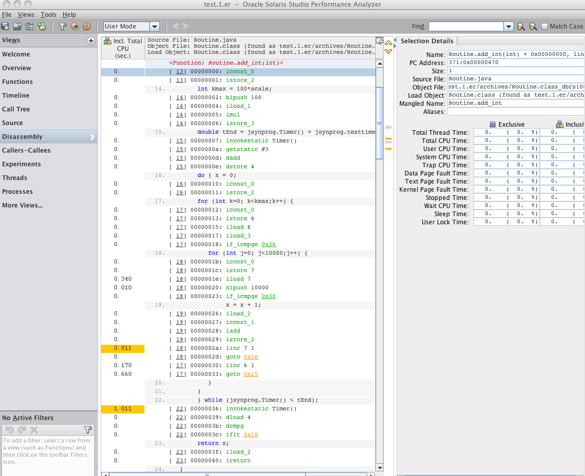 image:Disassembly view for a Java function