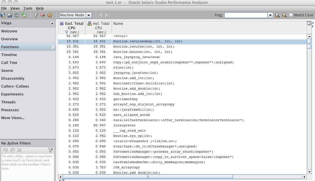image:Machine Mode of Function View