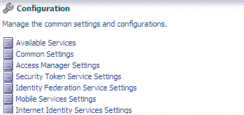 Configuration Shortcuts