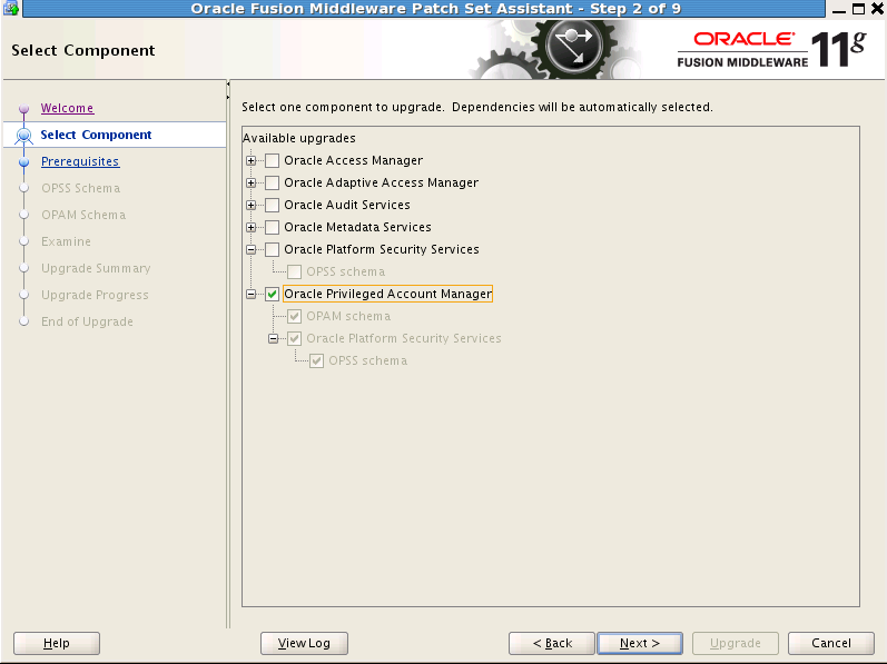 welcome screen